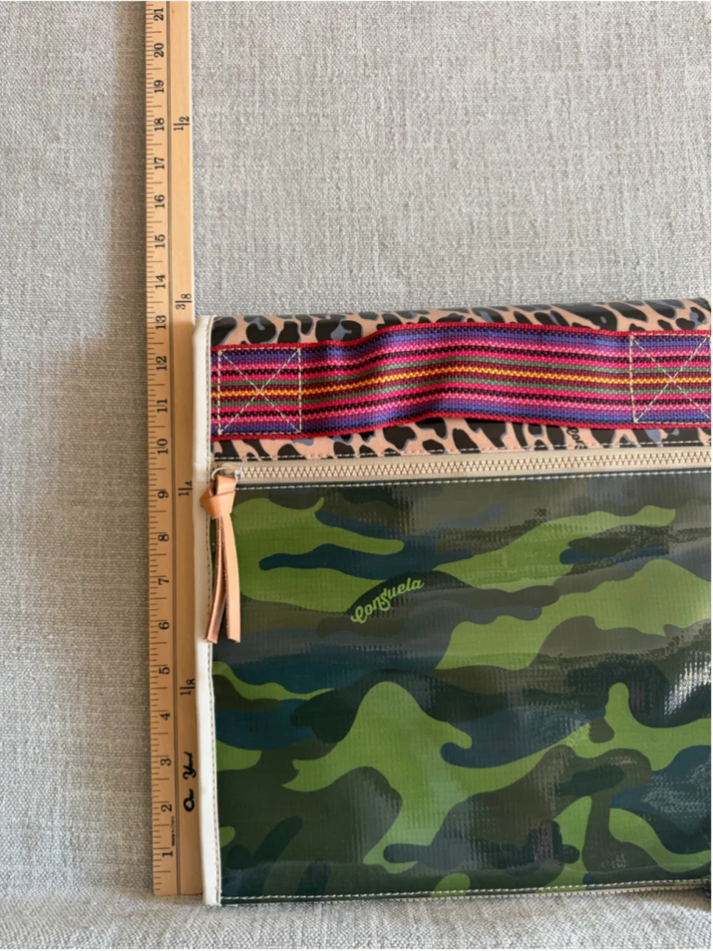 Consuela Camo Legacy Tote Baby Insert with Changing Mat Diaper Pad new with tags
